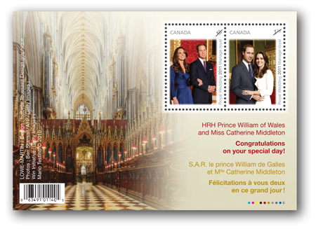 Souvenir sheet of 2 stamps