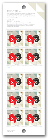 Carnet de 10 timbres