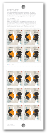 carnet de 10 timbres