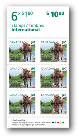 Booklet of 6 stamps
