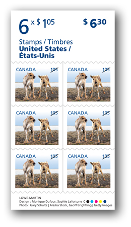 Booklet of 6 stamps
