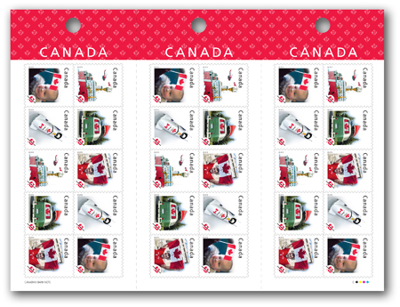 carnet de 30 timbres