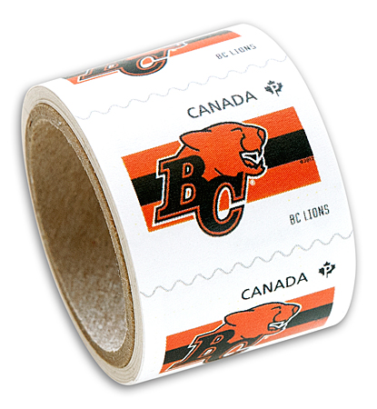 BC Lions - Coil of 50 stamps