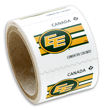 Edmonton Esquimos - Coil of 50 stamps