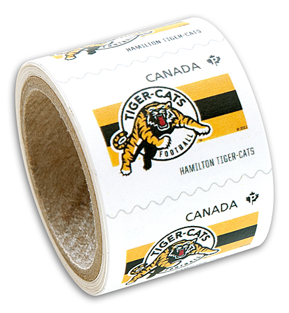 Hamilton Tiger-Cats - Coil of 50 stamps