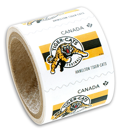 Tiger-Cats de Hamilton - rouleau de 50 timbres