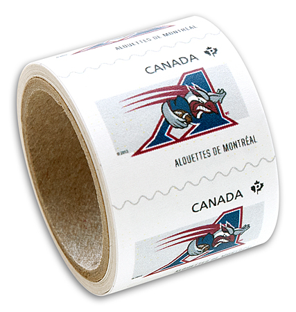 Montréal Alouettes - Coil of 50 stamps