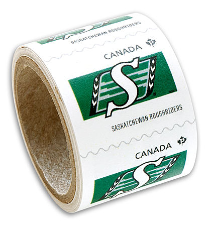 Roughriders de la Saskatchewan - rouleau de 50 timbres