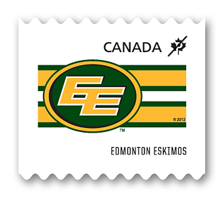 Edmonton Esquimos - Booklet of 10 stamps