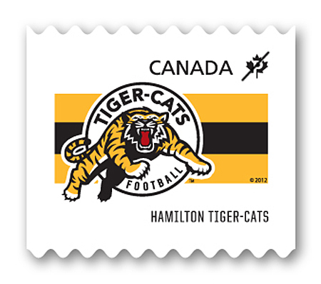 Tiger-Cats de Hamilton - rouleau de 50 timbres