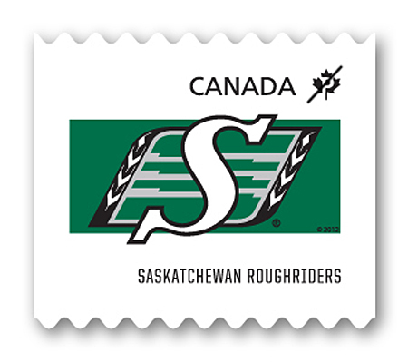 Saskatchewan Roughriders - Booklet of 10 stamps