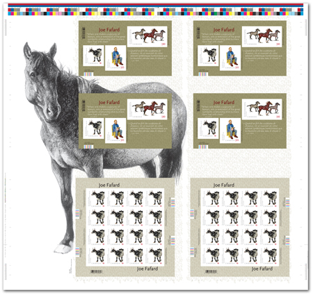 Uncut Press Sheet (2 panes and 4 souvenir sheets)