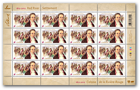 Feuillet de 16 timbres