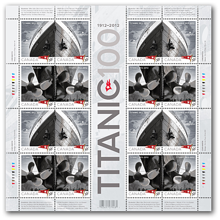 feuillet de 16 timbres
