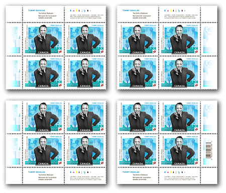 feuillet de 16 timbres