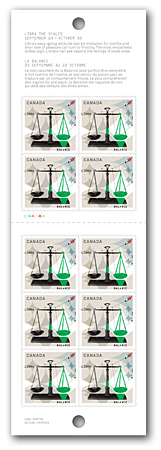 Balance - carnet de 10 timbres