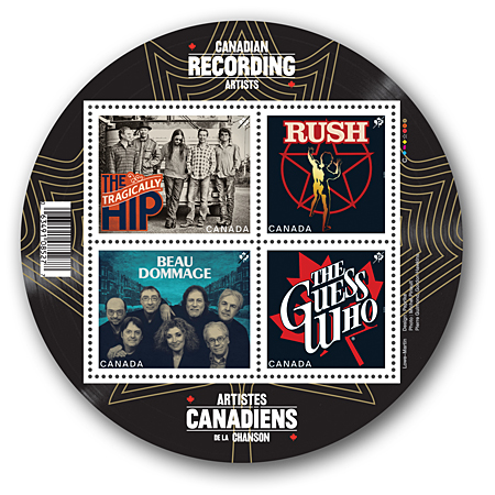bloc-feuillet de 4 timbres