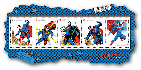 Souvenir sheet of 5 stamps