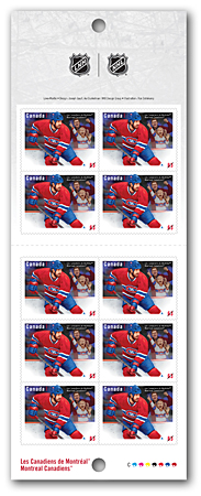 Les Canadiens de Montréal | carnet de 10 timbres