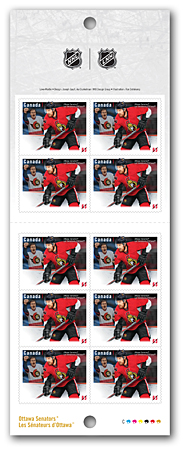 Ottawa Senators | Booklet of 10 stamps