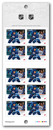 Winnipeg Jets | Booklet of 10 stamps