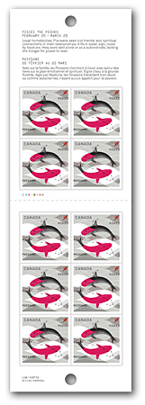 carnet de 10 timbres