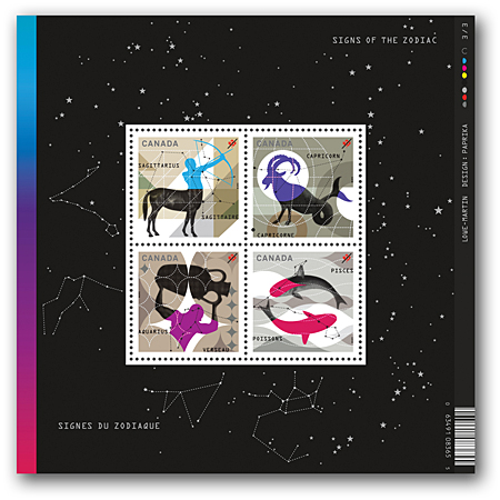 bloc-feuillet de 4 timbres