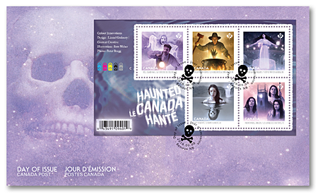 hauntedCanada2016_souvenirSheet_OFDC