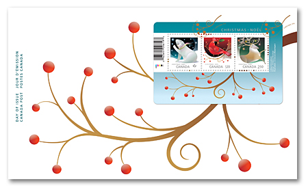 ChristmasAnimals_SouvenirSheet_OFDC
