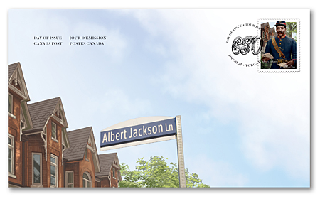 black history albert jackson souvenir-sheet-ofdc