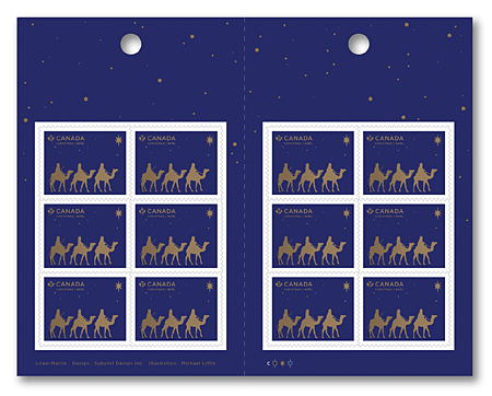 Booklet of 12 stamps - Christmas: The Magi