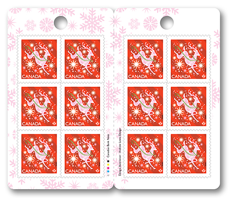 Booklet of 12 stamps - Shiny and Bright