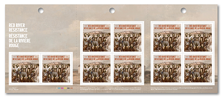 Carnet de 10 timbres - Résistance de la rivière Rouge