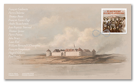 Official First Day Cover - Résistance de la rivière Rouge