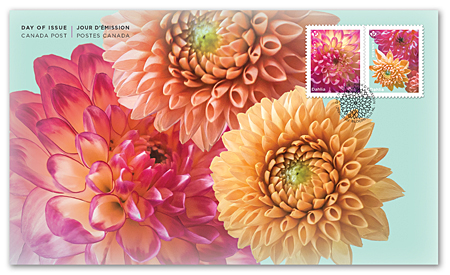 Official First Day Cover - Dahlia