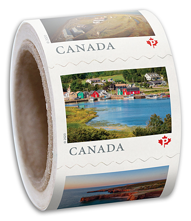 Coil of 100 stamps - From Far and Wide