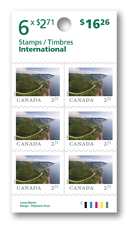 Carnet de 6 timbres:régime international - Terre de nos aïeux