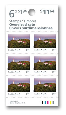 Carnet de 6 timbres:envoi surdimensionné - Terre de nos aïeux