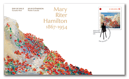 Official First Day Cover - Mary Riter Hamilton