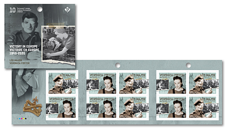Carnet de 10 timbres - Victoire en Europe 1945-2020