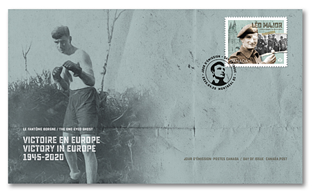 Official First Day Cover – Léo Major - Victory in Europe 1945-2020
