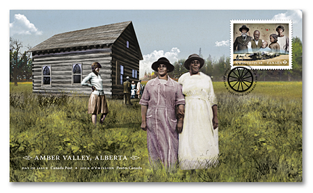 Official First Day Cover – Amber Valley - Black History: Willow Grove, NB, and Amber Valley, AB