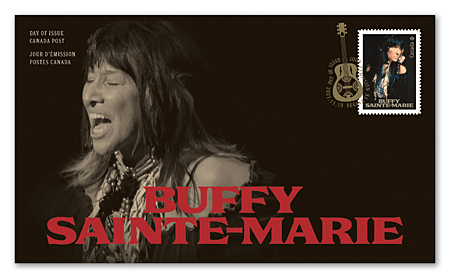 Pli Premier Jour officiel - Buffy Sainte-Marie