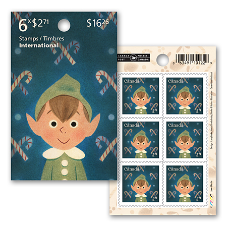 Booklet of 6 stamps - Holiday characters