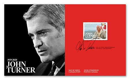 Official First Day Cover - John Turner, 1929-2020