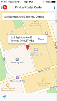 Find a postal code