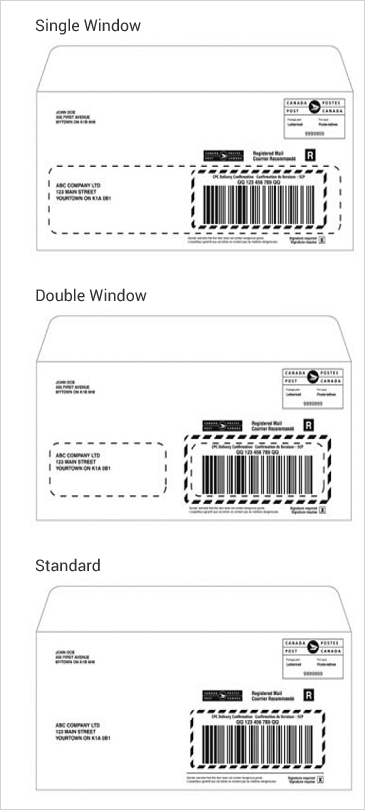 Canada post prepaid envelope deals