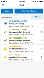 Track your parcel