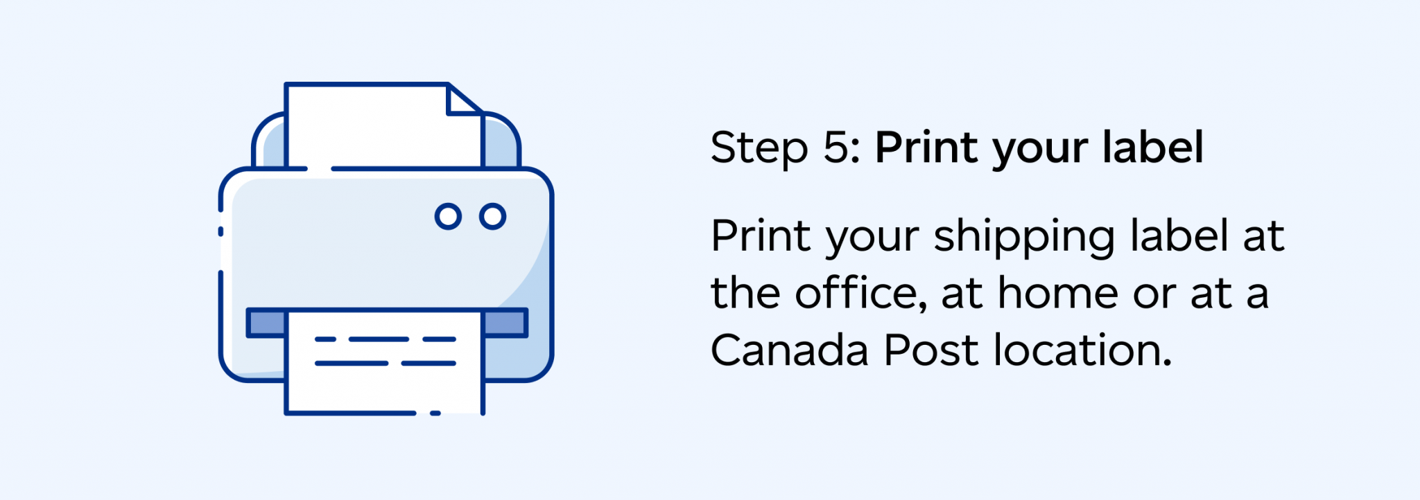 How to create shipping labels Infographic Business Matters Canada
