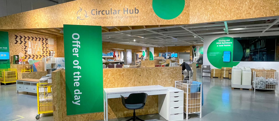 The Circular Hub at Ikea.